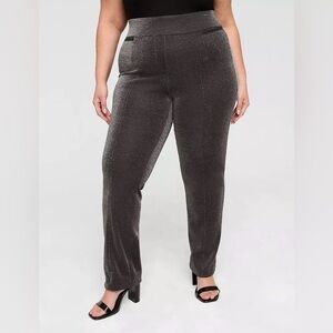 Lane Bryant Pull-On Sparkle Ponte Straight Leg Pant size 18W